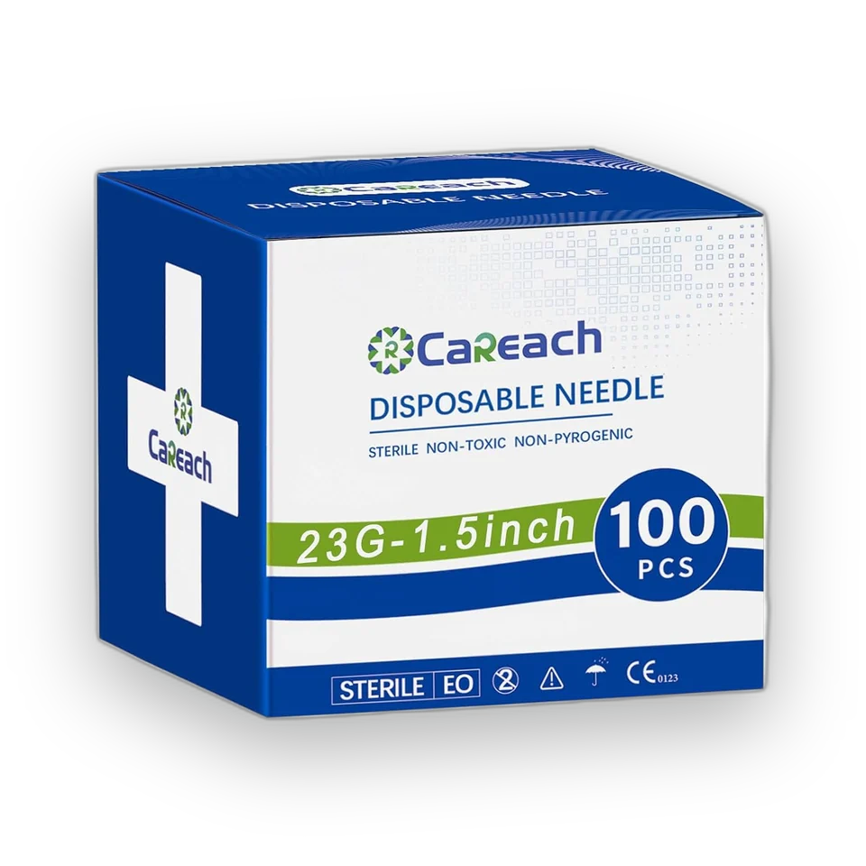 23G drawing needles, 1.5 inch luer lock
