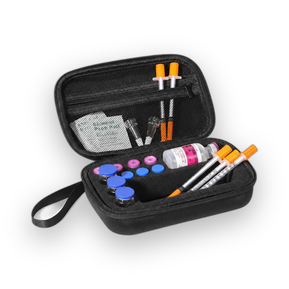 Peptide Case for Fridge & Travel,