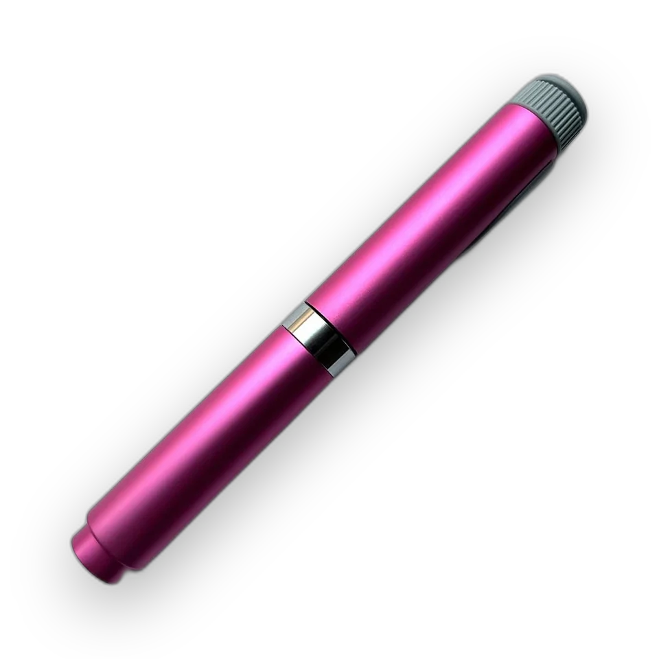 Reusable pen injector, 60 unit, pink